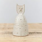 Cat Dinner Bell by Tomoro Pottery