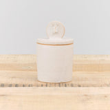 Face Jar by Tomoro Pottery in White Ceramic