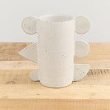 Tomoro Pottery Home Kitchen Vases Geo Vase Stoneware / Triangle
