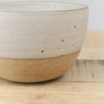 White Glaze Ceramic Medium Terra Bowl by Tomoro Pottery 