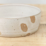 White Flower Inspired Ceramic Petal Bowl By Tomoro Pottery 