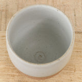 White Glaze Ceramic Small Terra Cup from Tomoro Pottery