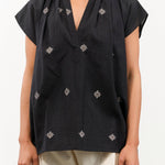 Two NY Apparel Womens Blouses Icon Signature Shirt Black Icon / One Size