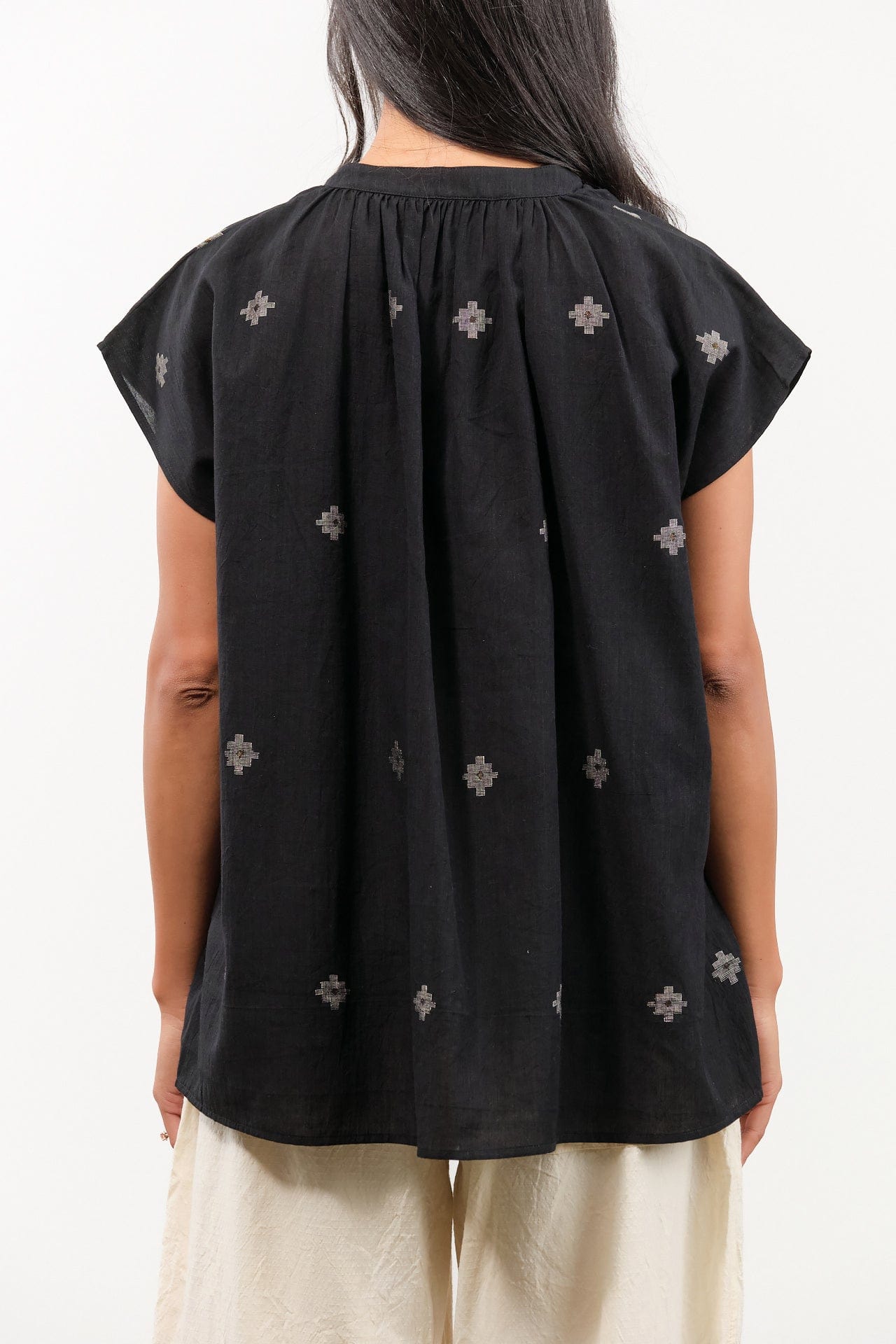 Two NY Apparel Womens Blouses Icon Signature Shirt Black Icon / One Size