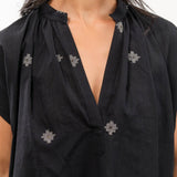 Two NY Apparel Womens Blouses Icon Signature Shirt Black Icon / One Size