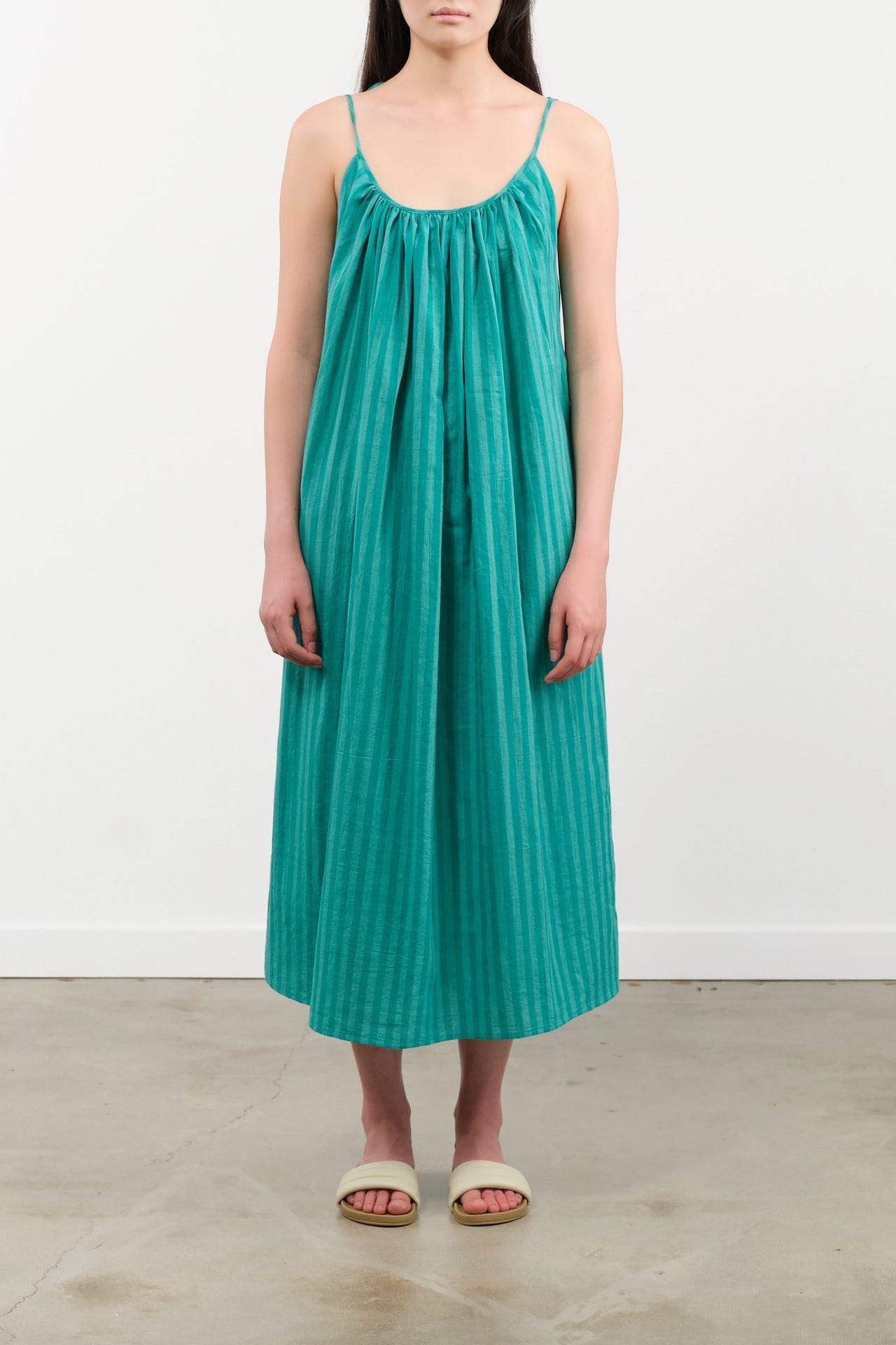 Two NY Apparel Womens Dresses Tie Dress Emerald / One Size