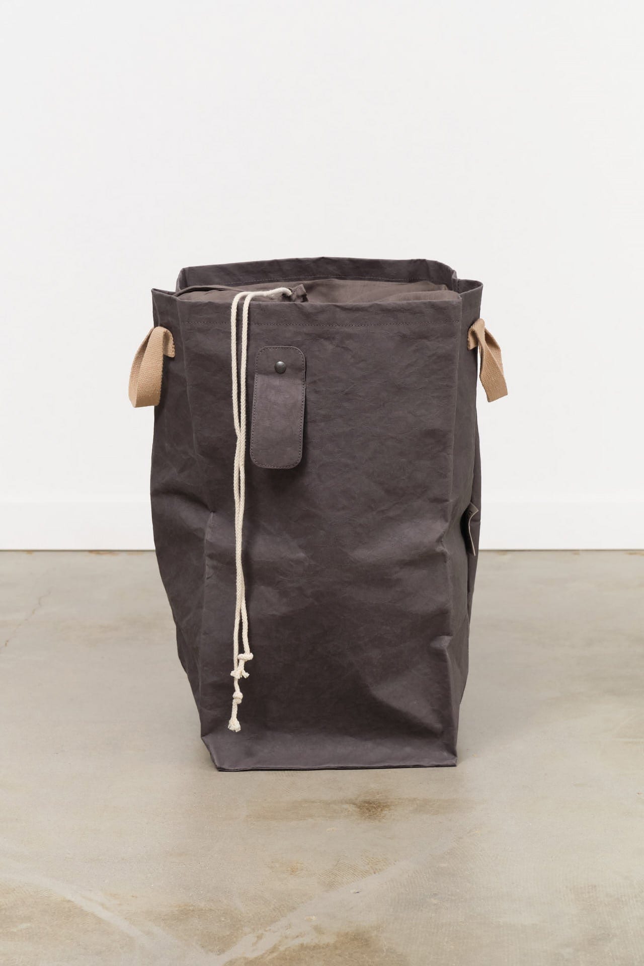 Uashmama Home Baskets Lapo Laundry Bag Hamper Dark Grey / 14" W X 12" D X 23"H