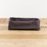 Uashmama Home Bath Organization Large Panino Bag Dark Grey / 9" L X 4" W X 6.25" H