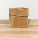 Uashmama Home Baskets Medium Paper Bag Avana / 7" L X 5" W X 13" H