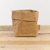 Uashmama Home Baskets Medium Paper Bag Avana / 7" L X 5" W X 13" H