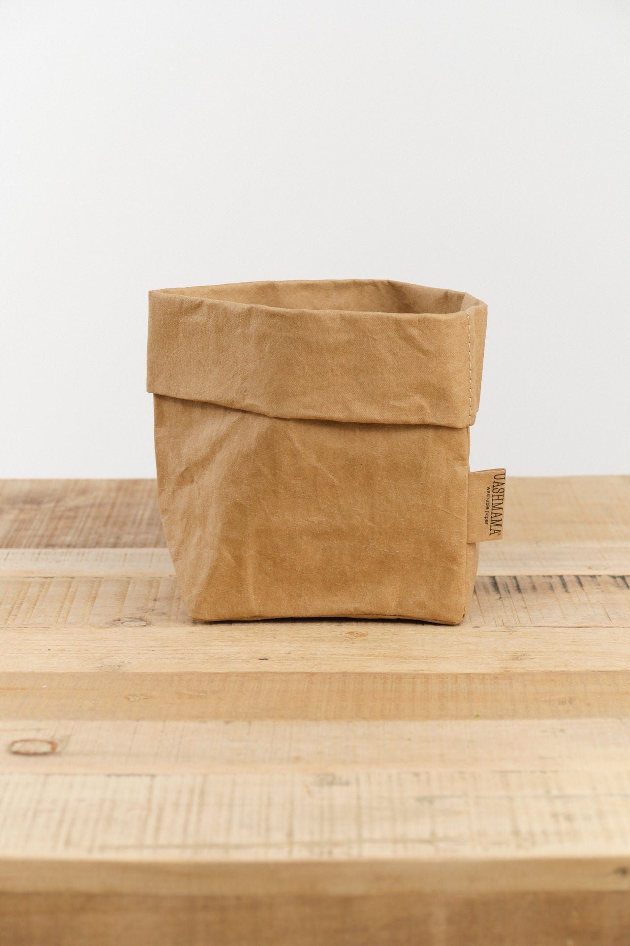 Uashmama Home Baskets Medium Paper Bag Avana / 7" L X 5" W X 13" H