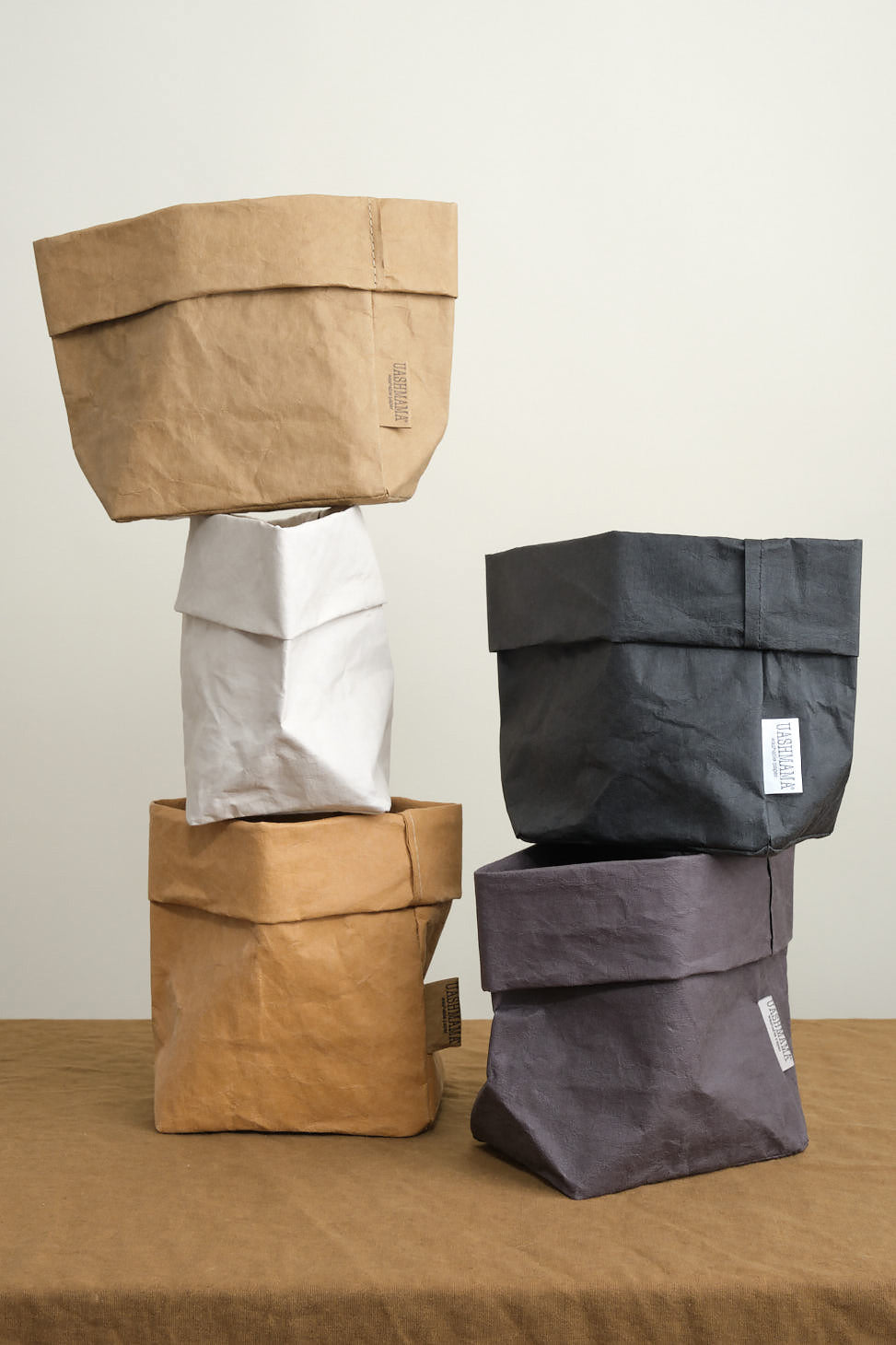 Medium Paper Bags stacked on Medium Paper Bag
