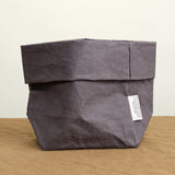 Medium Paper Bag in Dark Grey