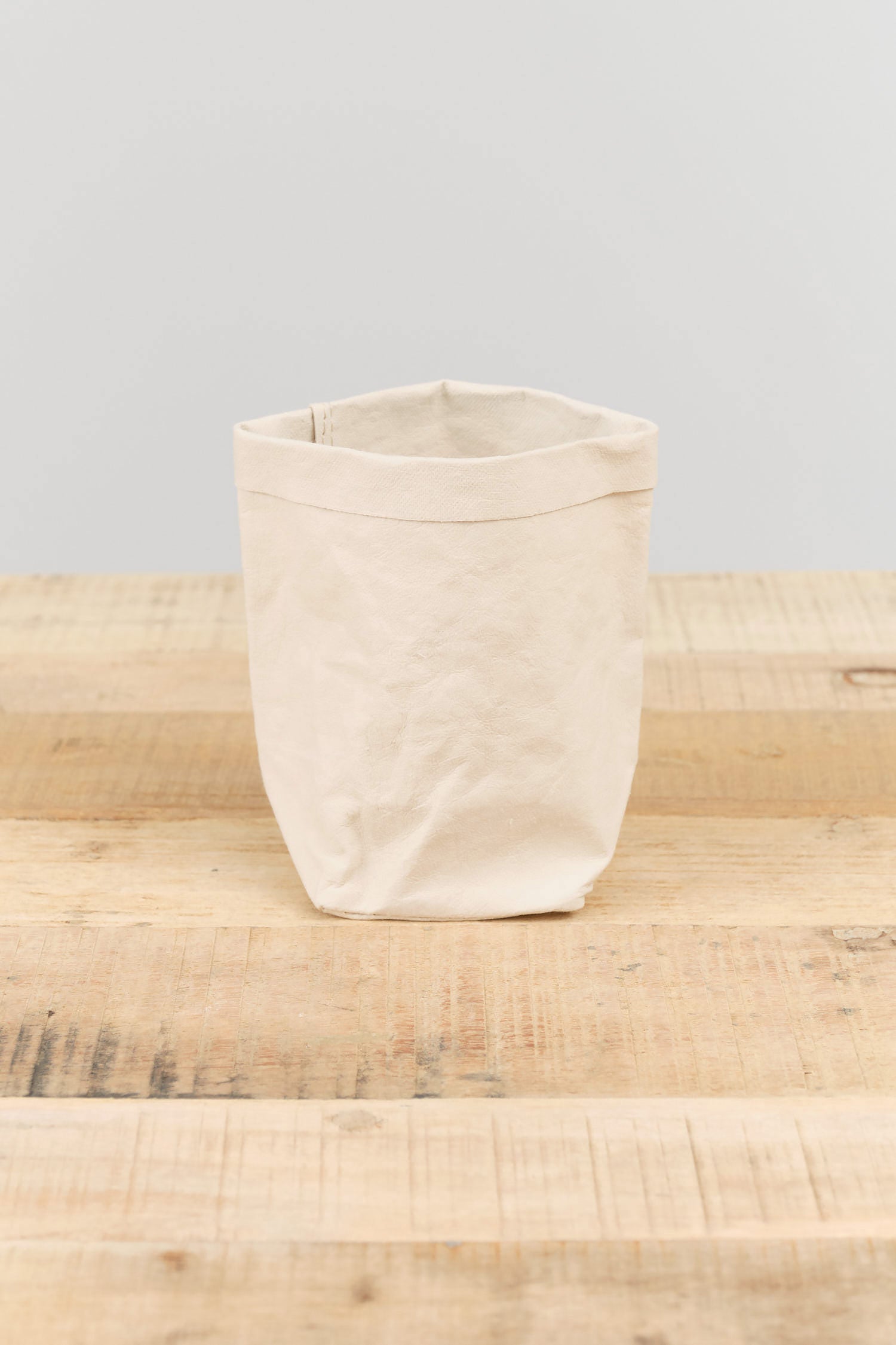 Piccolo Paper Bag by Uashmama in Cachemire Dark Grey Camel Back Forest and Oliva