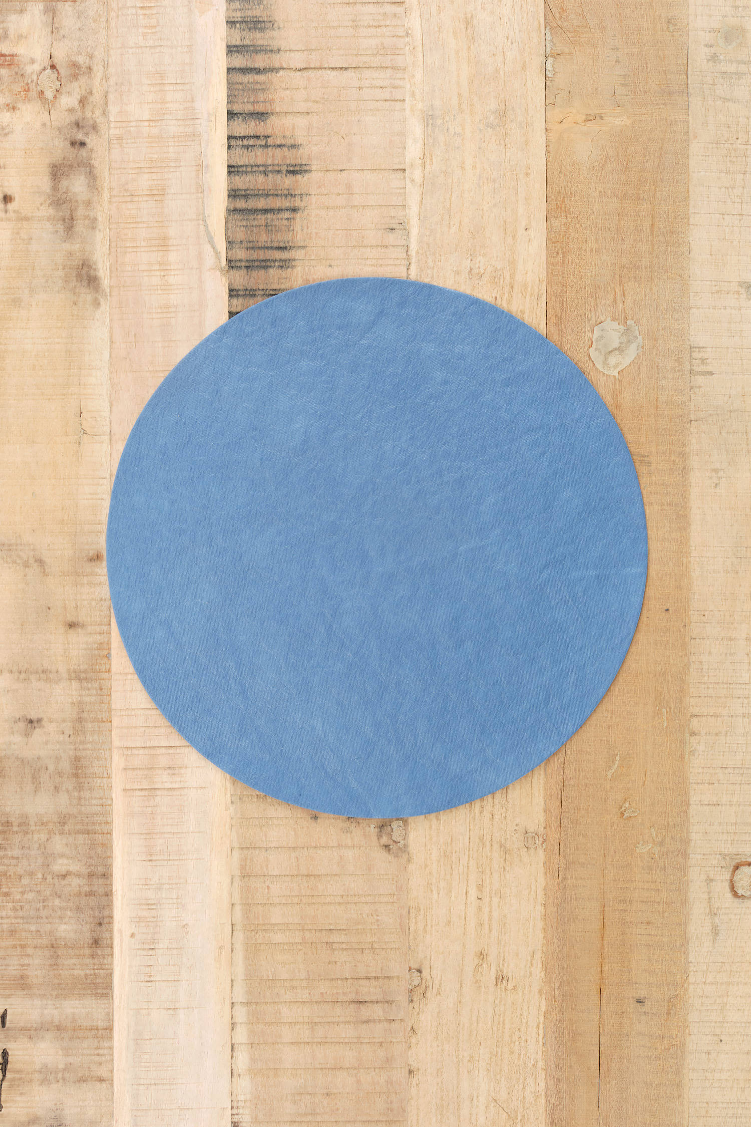 Placemat Tec Round by Uashmama in Denim Blue