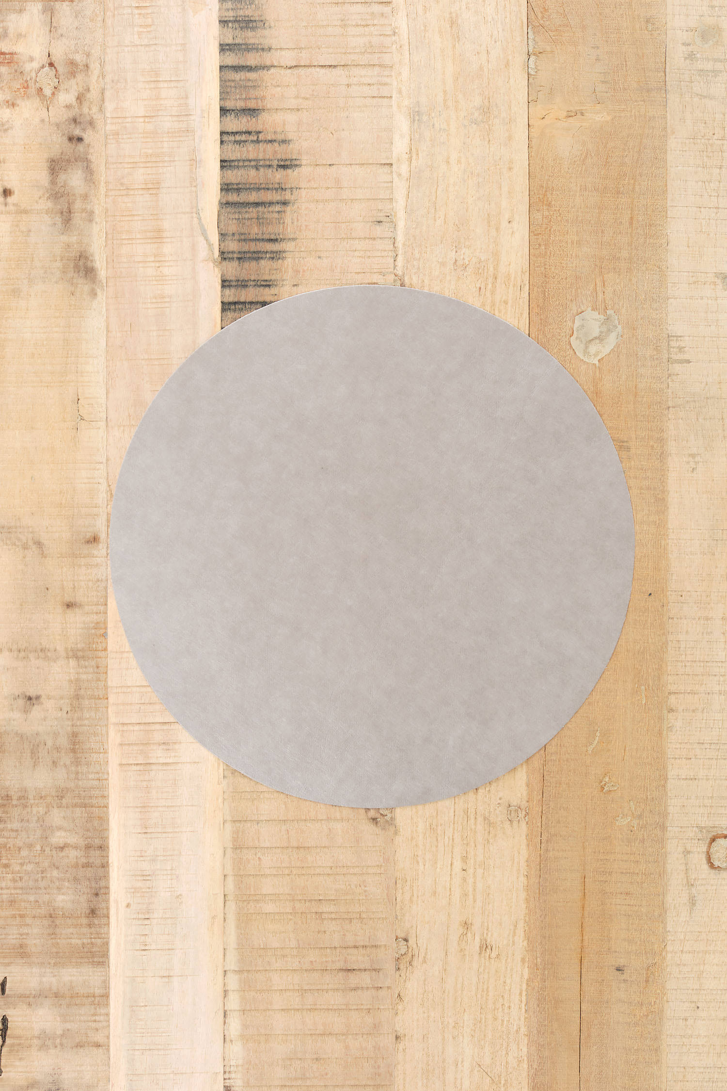 Uashmama Placemat Tec Round in Light Grey