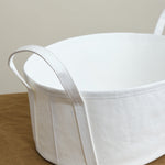 Handle on Small Catino Basket in White