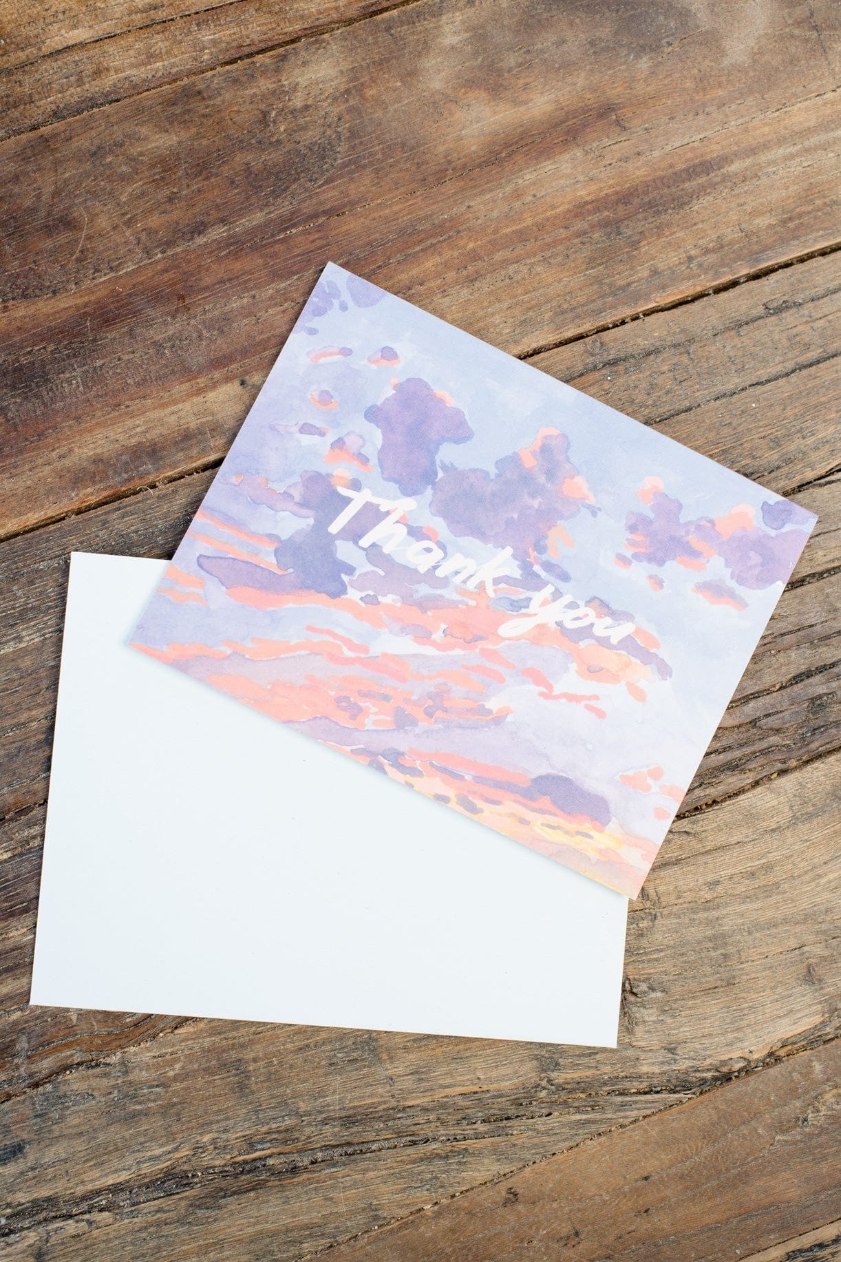 Small Adventure Craft Stationery Thank You Evening Sky Card