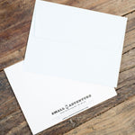 Small Adventure Craft Stationery Thank You Evening Sky Card