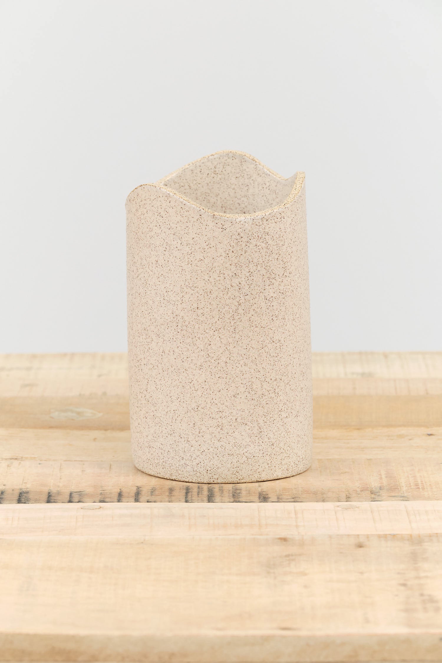 Swell Utensil Holder by Virginia SIN in Salt