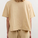 Wol Hide Apparel Womens Tees Box Tee in Barley