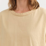 Wol Hide Apparel Womens Tees Box Tee in Barley