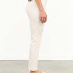 Wol Hide Designer Full Length Cotton Easy Legging in Natural White