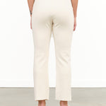 Full Length Cotton Easy Legging in Natural White by Wol Hide Designer 