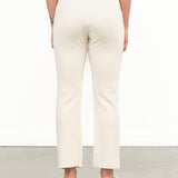 Full Length Cotton Easy Legging in Natural White by Wol Hide Designer 