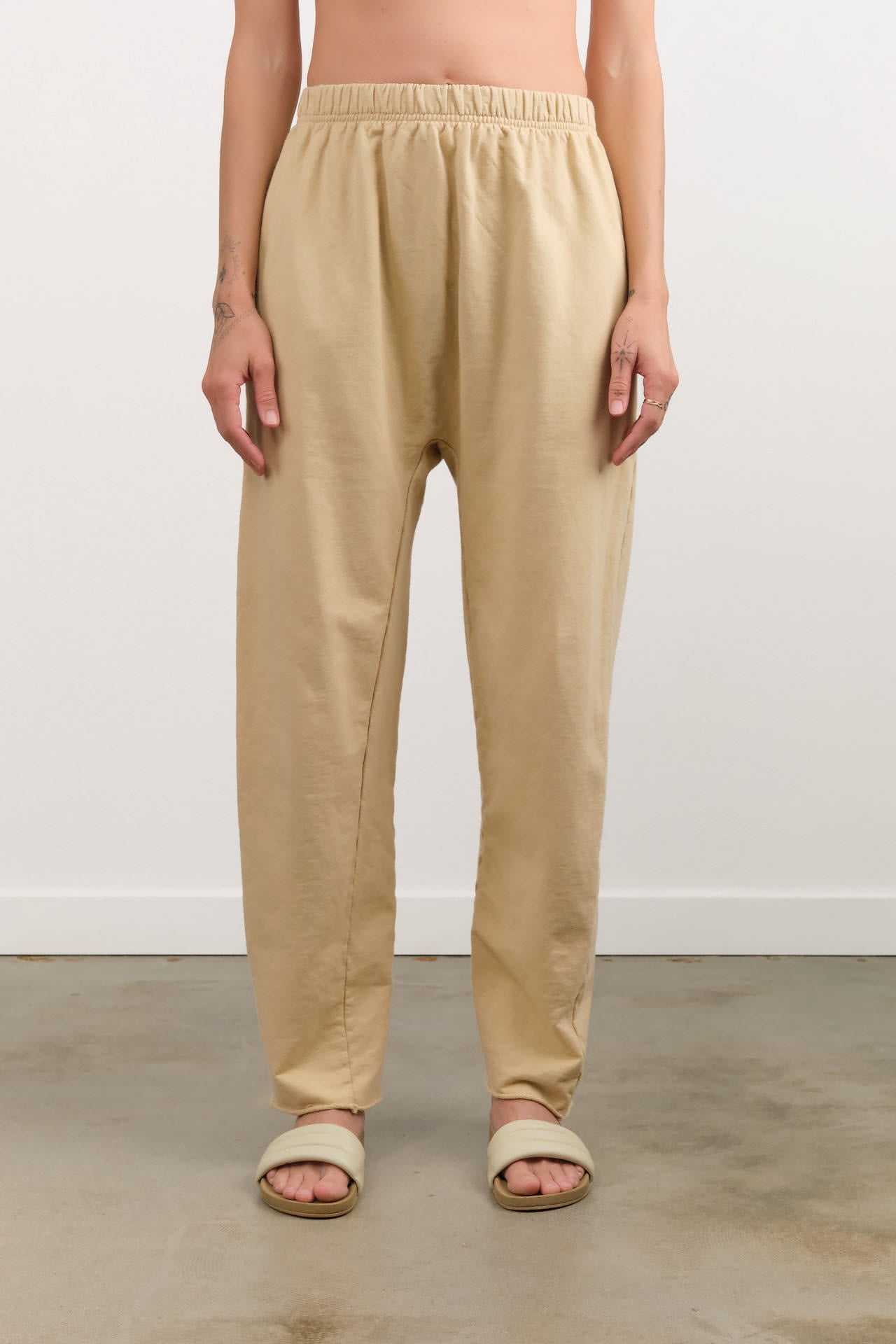 Wol Hide Apparel Womens Pants Easy Sweatpant in Barley