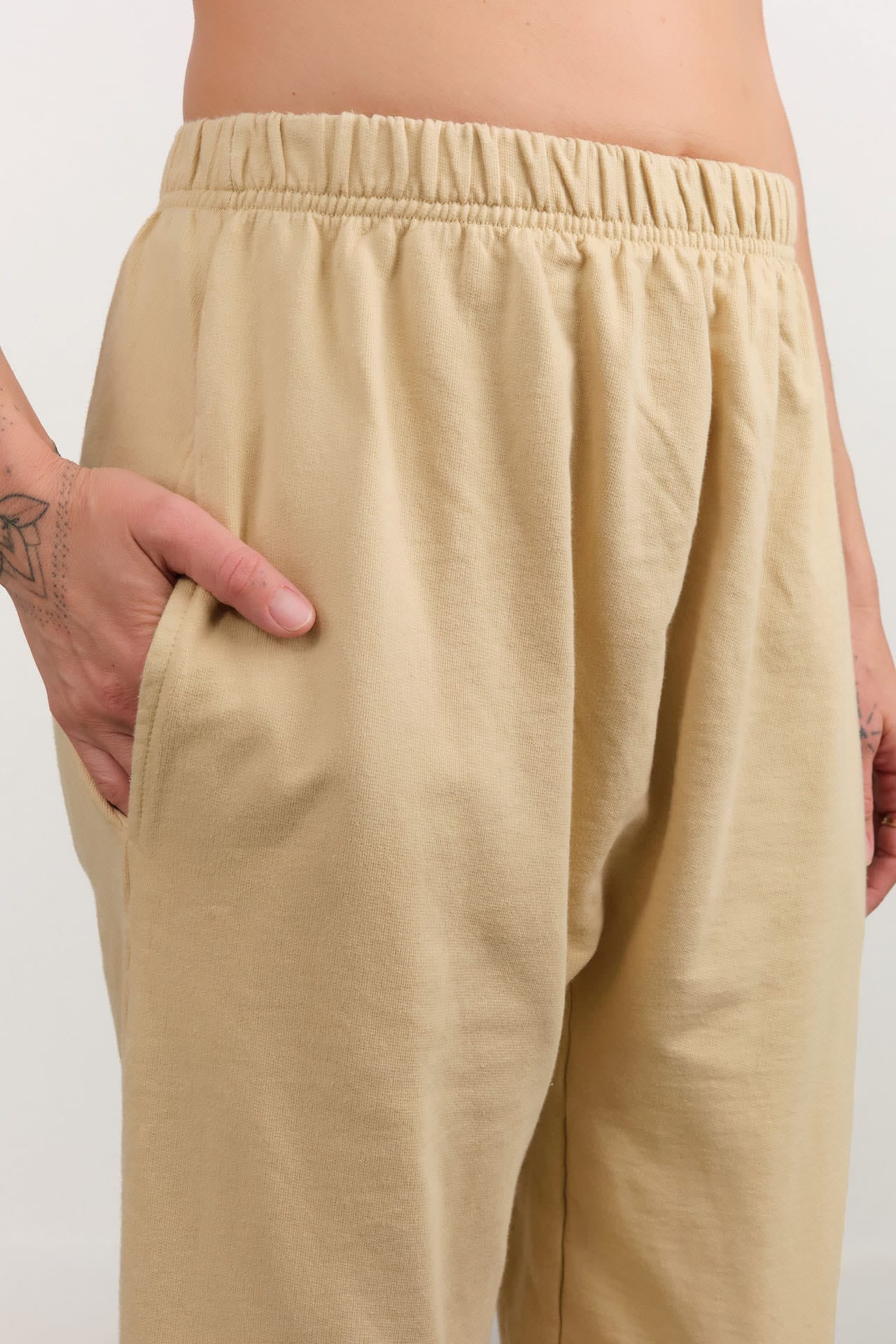 Wol Hide Apparel Womens Pants Easy Sweatpant in Barley