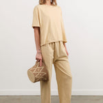 Wol Hide Apparel Womens Pants Easy Sweatpant in Barley