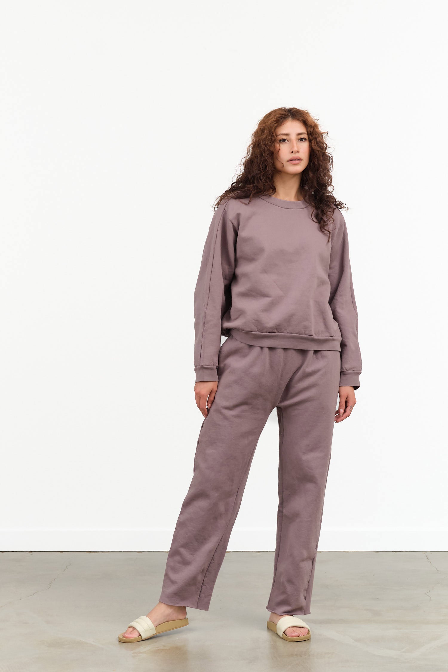 Wol Hide Easy Sweatpant in Mushroom