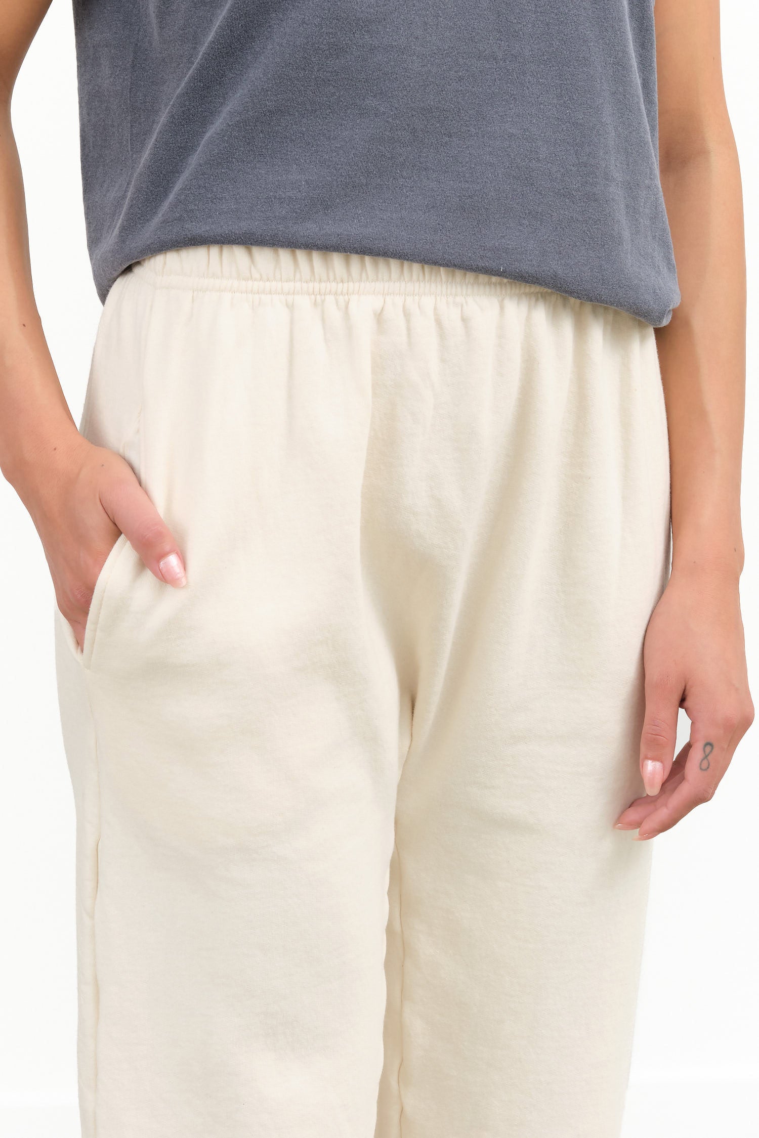 Natural Easy Sweatpant by Wol Hide