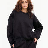 Wol Hide Easy Sweatshirt in Black