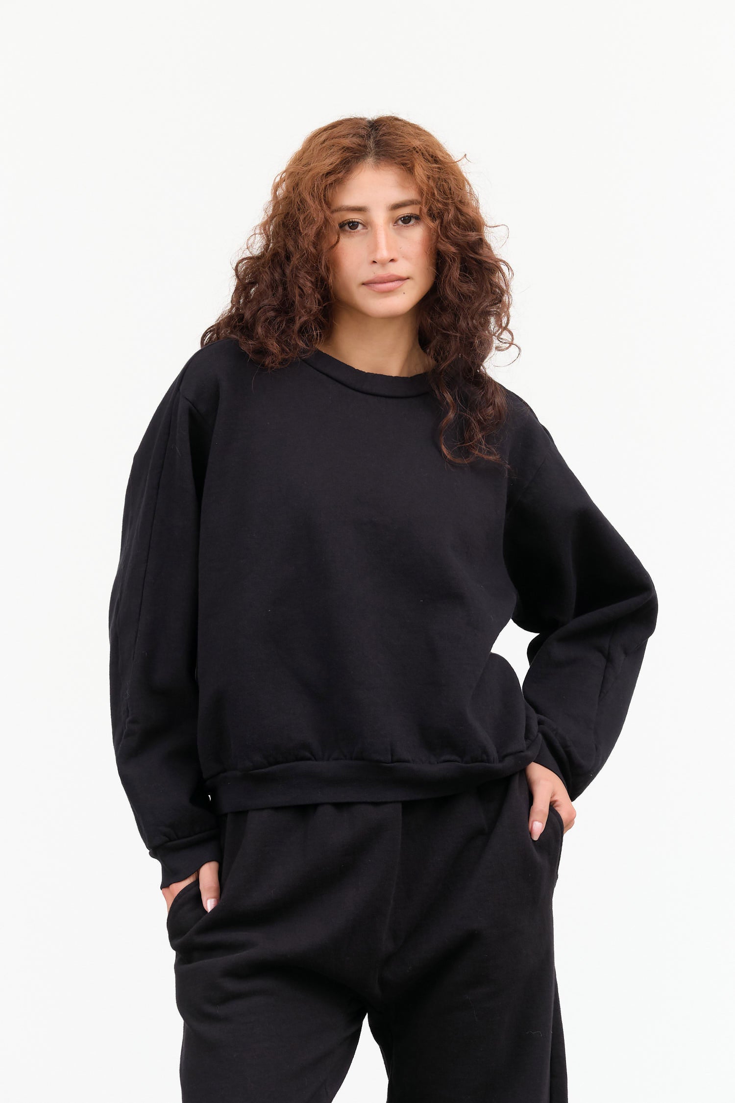 Wol Hide Easy Sweatshirt in Black