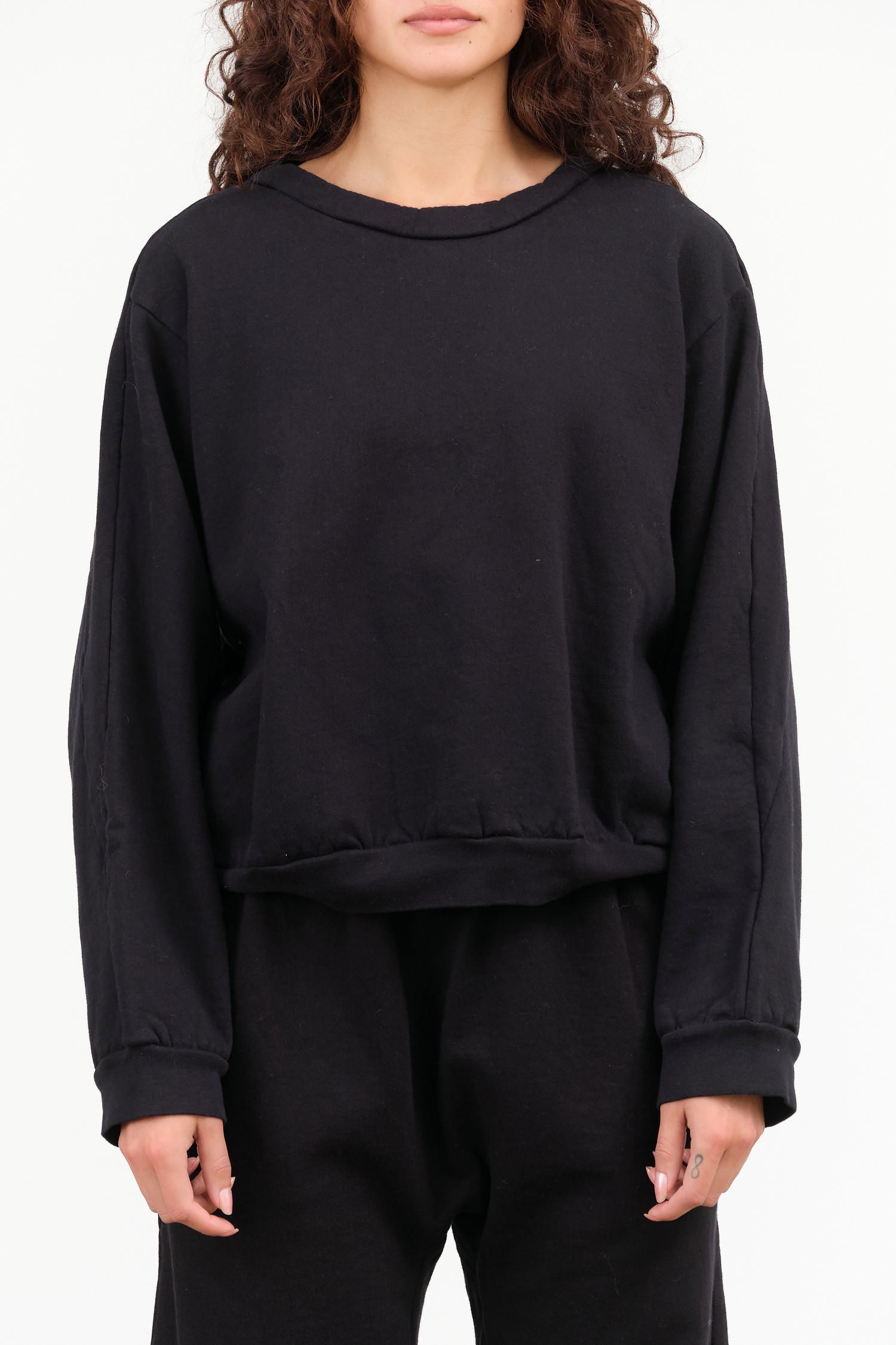 Easy Sweatshirt by Wol Hide in Black