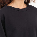 Black Easy Sweatshirt by Wol Hide