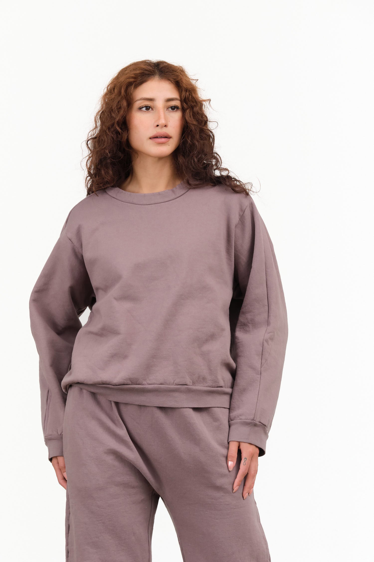 Wol Hide Easy Sweatshirt in Mushroom