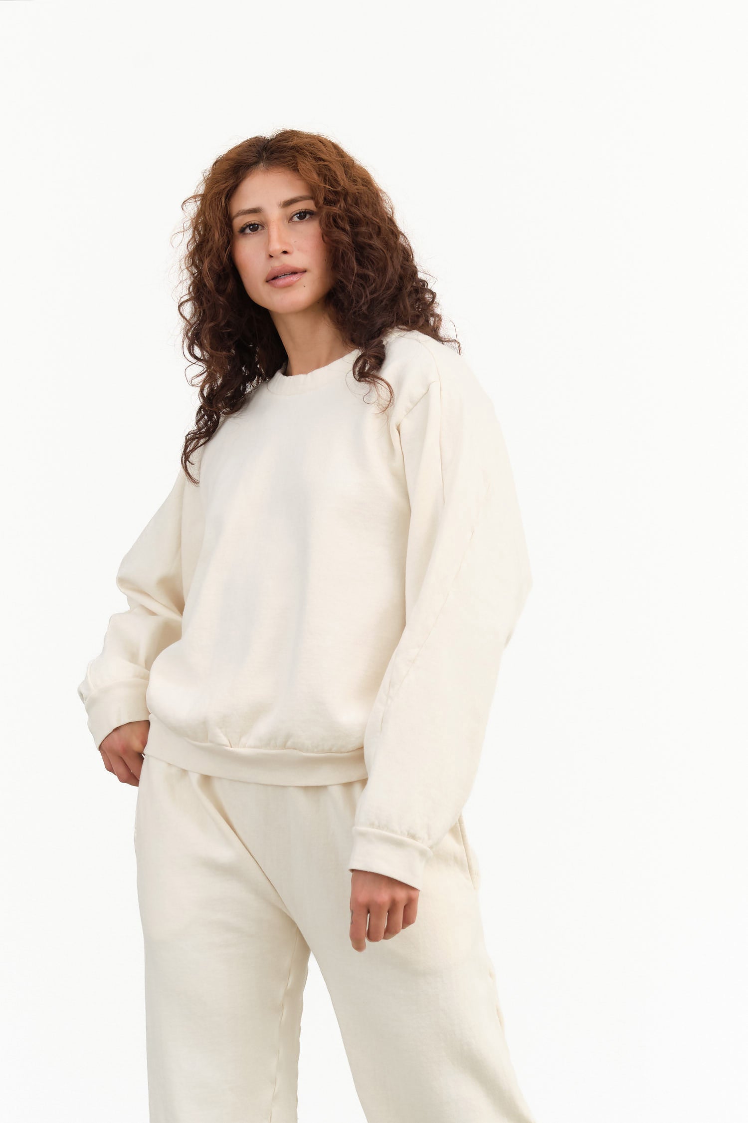 Wol Hide Easy Sweatshirt in Natural