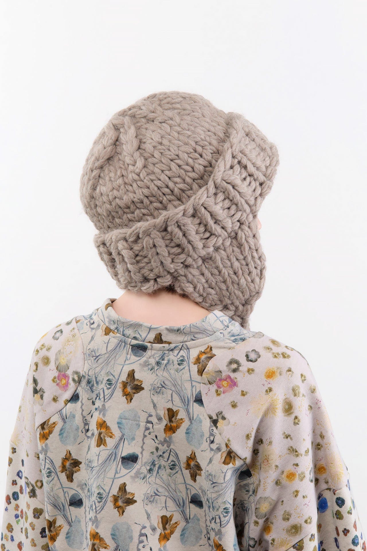 Wol Hide Accessories Hats Handknit Hat in Slate Slate / One Size