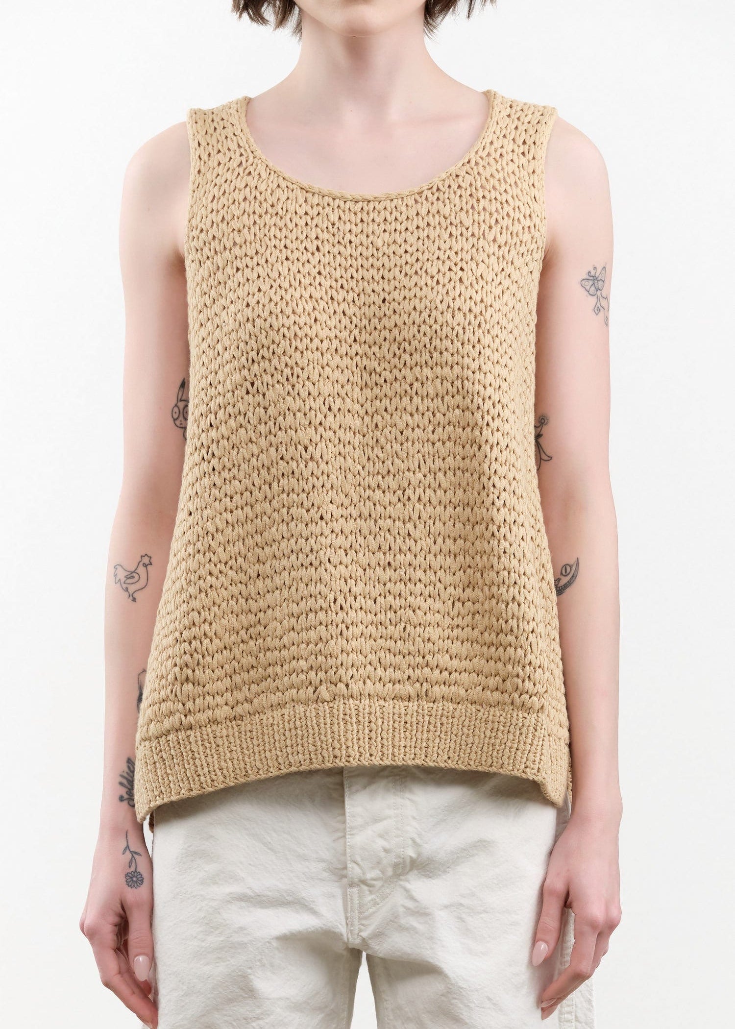 Wol Hide Apparel Womens Blouses Handknit Tank