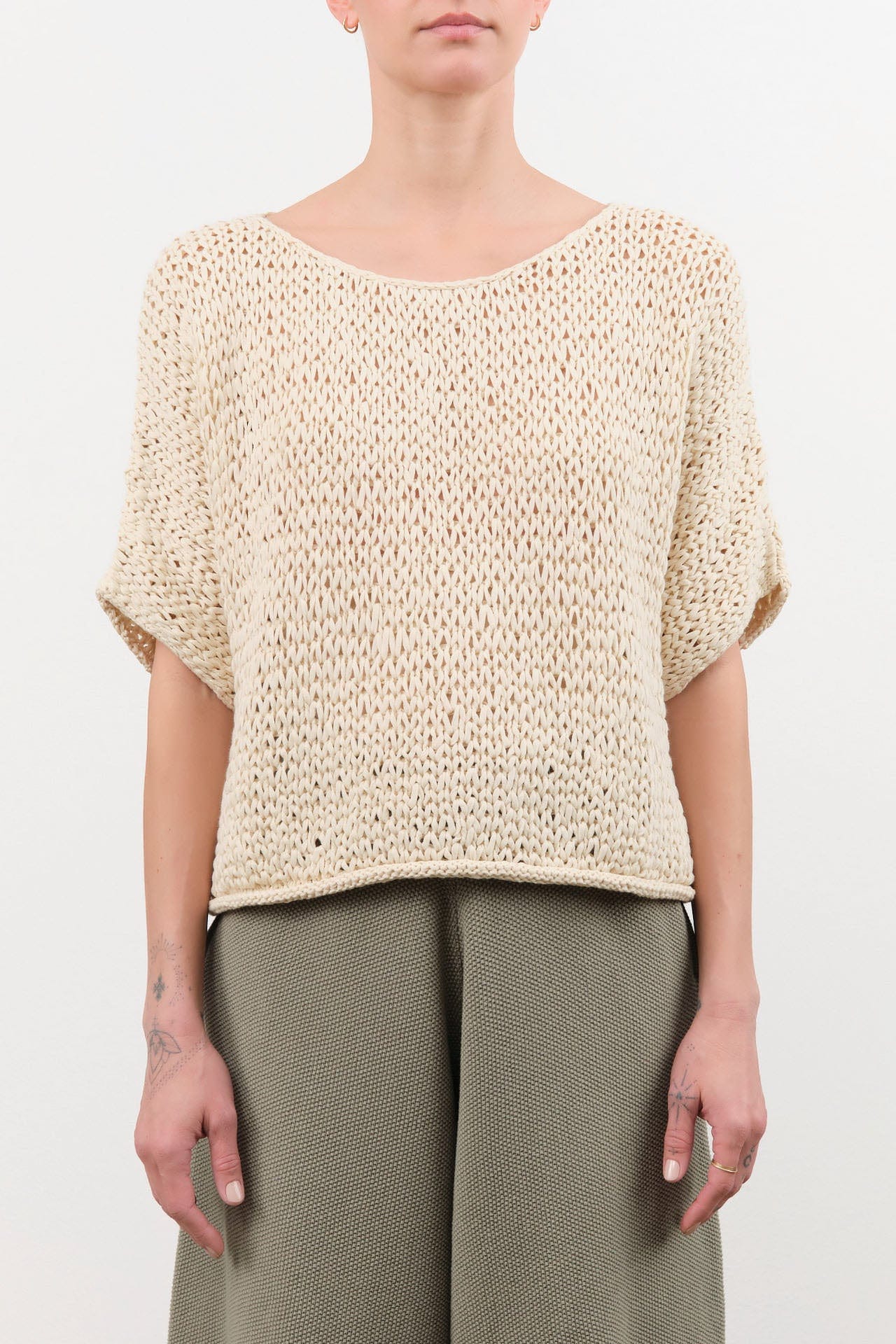 Wol Hide Apparel Womens Sweaters Handknit Tee