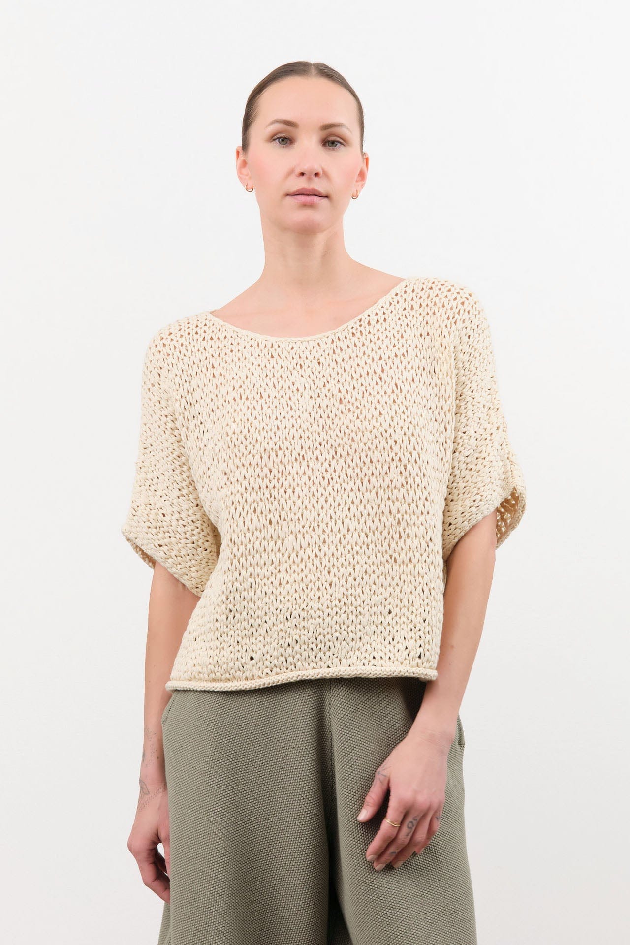 Wol Hide Apparel Womens Sweaters Handknit Tee