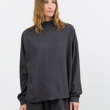 Wol Hide Apparel Womens Tees Loose Mockneck