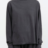 Wol Hide Apparel Womens Tees Loose Mockneck