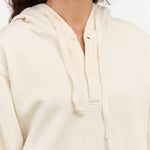 Natural Popover Hoodie by Wol Hide