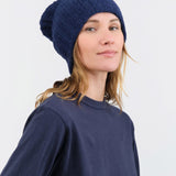 Wol Hide Accessories Hats Rib Hat in Marine Marine