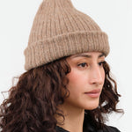 Earth Skinny Rib Hat by Wol Hide