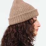 Skinny Rib Hat by Wol Hide in Earth